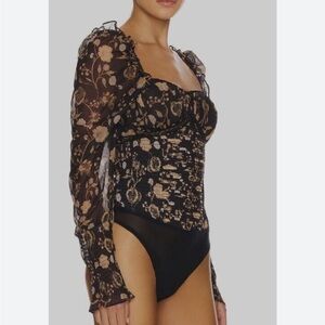 Free People Brunch Date Bodysuit NWT